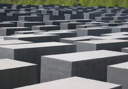 blick über das holocaust-denkmal